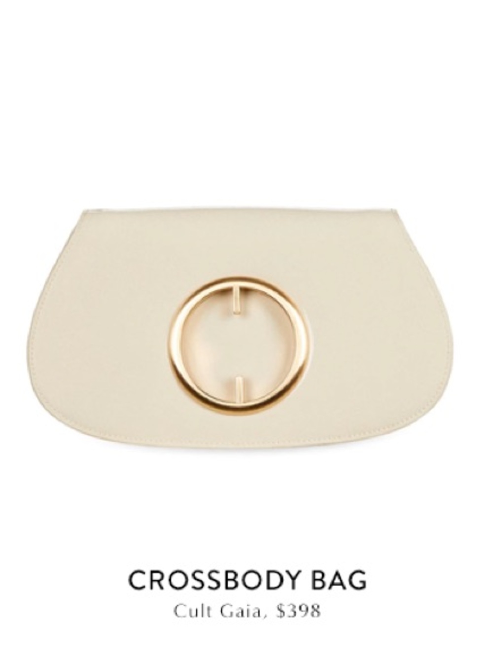 NWT Cult Gaia HEDDA Crossbody Bag with Gold accents